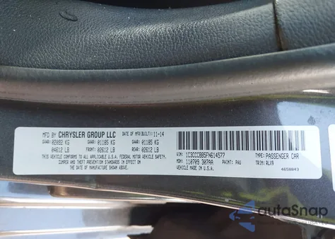 2015 Chrysler 200 S from USA, damaged, VIN 1C3CCCBB5FN614577